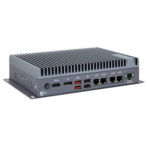 ARBOR SB-244-1N97 Fanless Computer with Intel Alder Lake N97 CPU, 3x 2.5 GbE LAN, 1x GbE LAN, 4 GB memory, multiple I/O